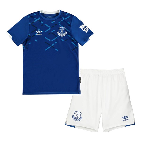 Camiseta Everton Primera equipo Niños 2019-20 Azul Blanco